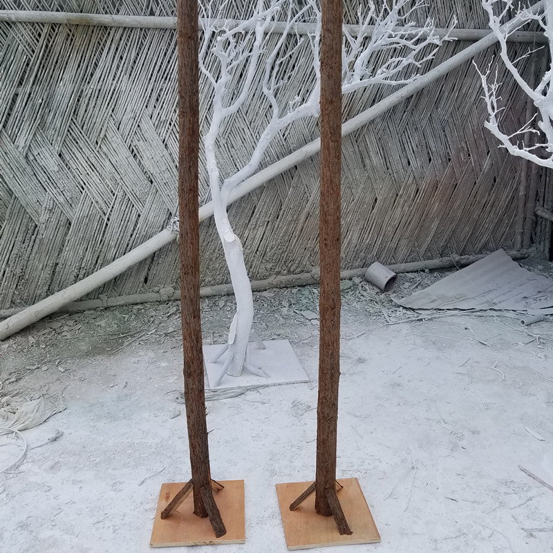 直銷天然樹木杉木幹樹段樹樁裝飾樹幹杉木杆枯樹杆真樹幹婚慶園林