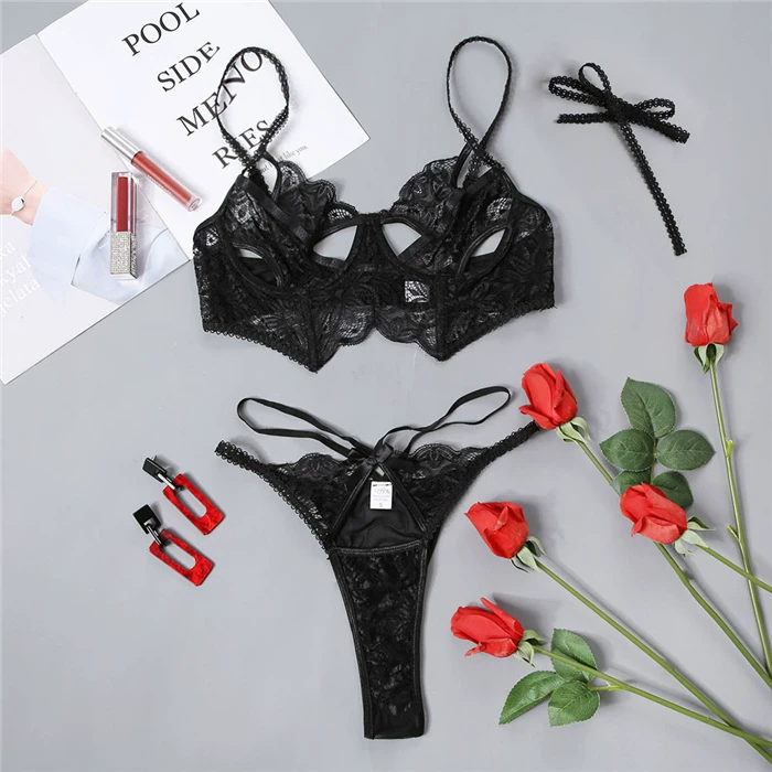 Европейское и американское сексуальное белье, эссе, женское же Sexy Lingerie Bra set