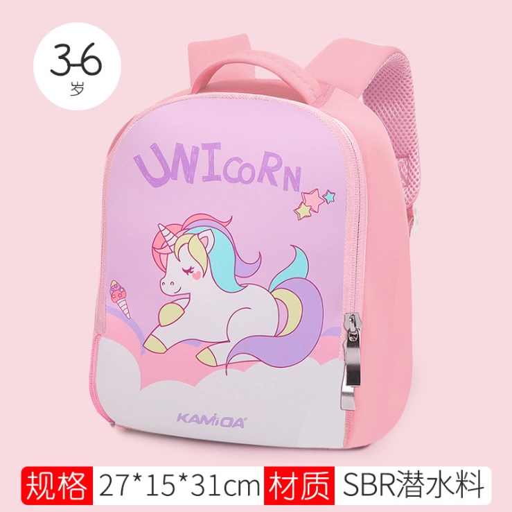 米 Trường mẫu giáo nhập học túi bé gái lớn lớp không thấm nước dễ thương cậu bé hoạt hình ba lô - Túi bé / Ba lô / Hành lý