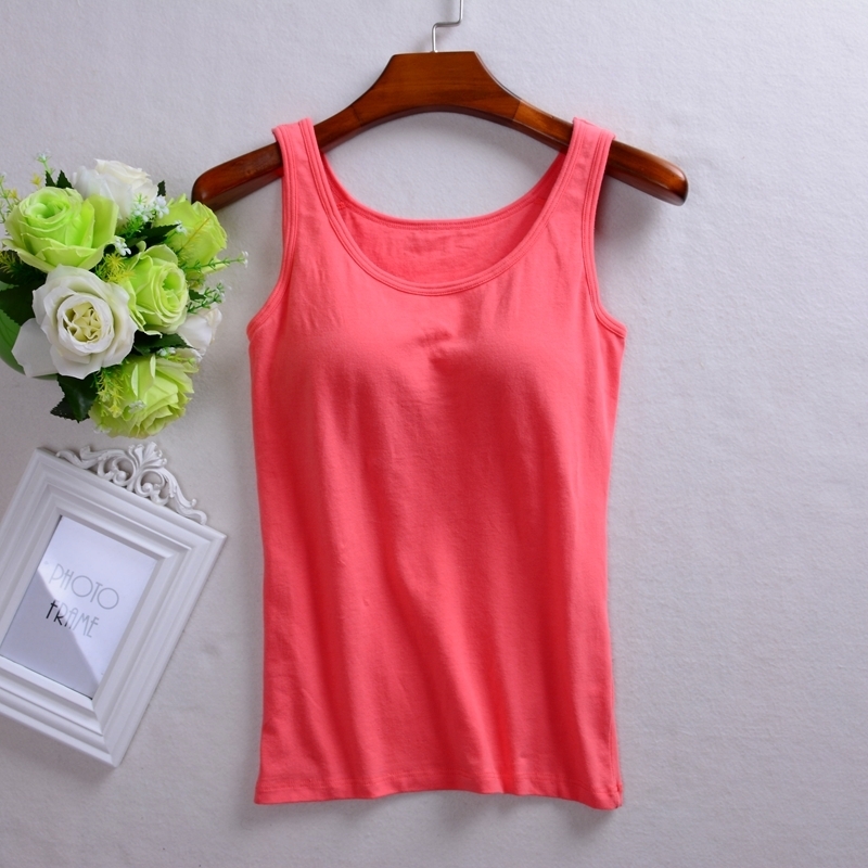 Cup t-shirt womens áo ngực dây đeo đồ lót sling vest áo ngực pad lót đáy áo yoga tập thể dục pad màu xám