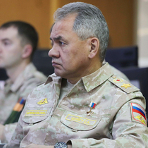 The original Russian military camouflage combat training uniforms in the tropical desert of Syria are released to the public