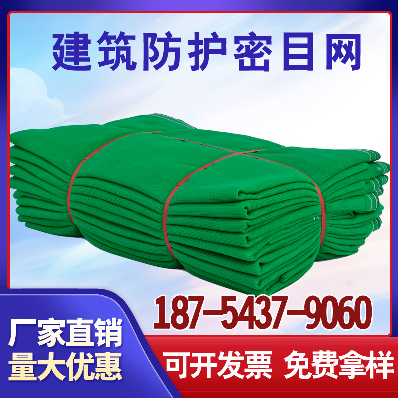 Construction Safety Net Flame Retardant Mimesh Construction Elevator Wellhead Wellhead Netting engineering with dust-proof lid geonet Green net