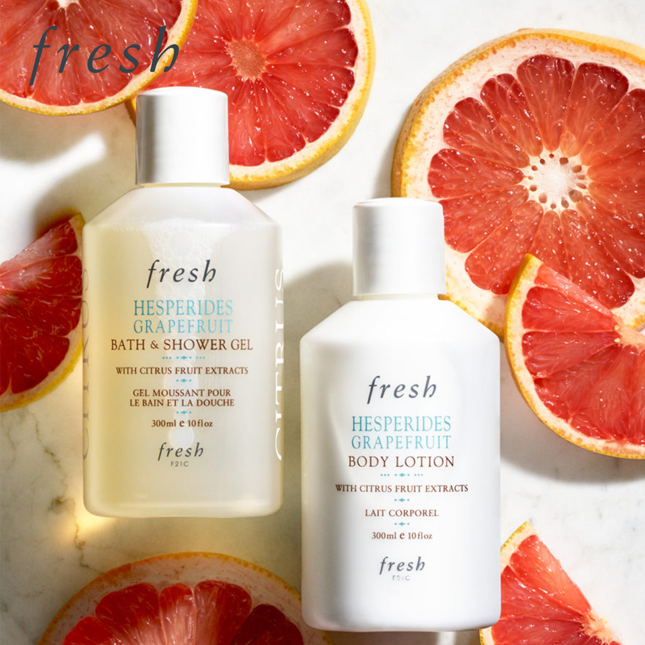 Fresh 馥蕾诗 西柚果香身体护理套装（沐浴露300ml+身体乳300ml）天猫优惠券折后￥260包邮