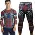 Avengers Người Nhện Đội Trưởng Hoa Kỳ Siêu Nhân Thể Thao Quần Nam Co Giãn Bóng Rổ Bóng Đá Quần Dài Tay Phù Hợp Với Đồ siêu anh hùng