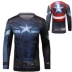 Người Sắt Người Nhện Đội Mỹ Avengers Thể Thao Co Giãn Cao Cơ Thể Dài Tay Mỏng Tập Thể Dục Quần Áo Thun Nam Áo phông dài