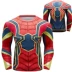 Người Sắt Người Nhện Đội Mỹ Avengers Thể Thao Co Giãn Cao Cơ Thể Dài Tay Mỏng Tập Thể Dục Quần Áo Thun Nam Áo phông dài
