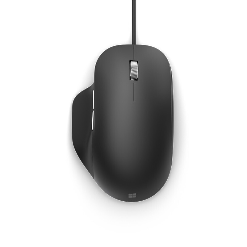 Microsoft Simple and Precise Mouse and Keyboard, Ergonomic, Wired Connection, Good for Gaming and Office Use, Good Feel in Hand