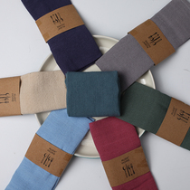 Day-style plain pure colour cotton linen with tea towels Creative fabric Western napkins Napkin Cushion Wipe of a cloth Wipe Bowl Towel