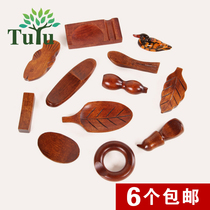 6 Days Style Log Chopsticks Holder Chopsticks holder chopsticks Pillow Spoon Pillow Handmade Log Creative Cutlery Groceries Zakka