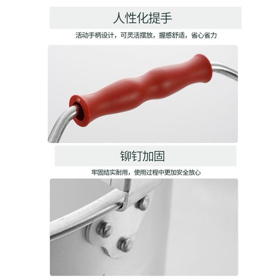 金喜加厚铝提桶加油站防爆铝桶老式家用铝水桶油库铝桶化工铝提桶