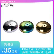 Fencing equipment spare parts new hand guard plate children adult stainless steel epee gold silver color bright face