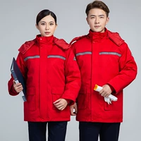 Красная хлопковая куртка