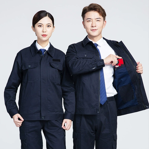 Хлопковый демисезонный комплект для работы, рабочая одежда