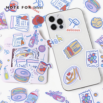  Letter Lovers Sticker Pack Vitality Full ScoreFun line drawing still life Simple creative hand account cloth Pattern Sticker