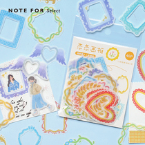  Letter lovers and paper Sticker PackLove lifegirl heart literary decoration collage DIY hand account pattern