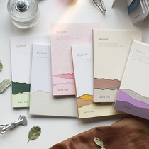 NOTE FOR material paper Sky of the Sky fresh gilded special multi-material special paper sticky book