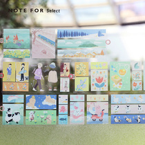 Letters lover PET tape Life minor super wide creative theme daily life hand account pet tape