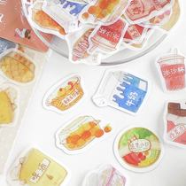 Letter lovers small sticker pack Picture book life ins girl cute literary hand book decorative collage and paper