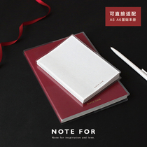 NOTE FOR basic hand book inner core special transparent PVC plastic cover cover coat a6a5 hand book core envelope