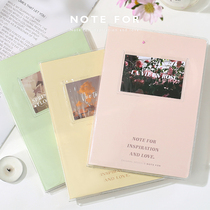  NOTE FOR plastic cover hand accountWordless poemFrench retro film small card diary plastic cover hand ACCOUNT