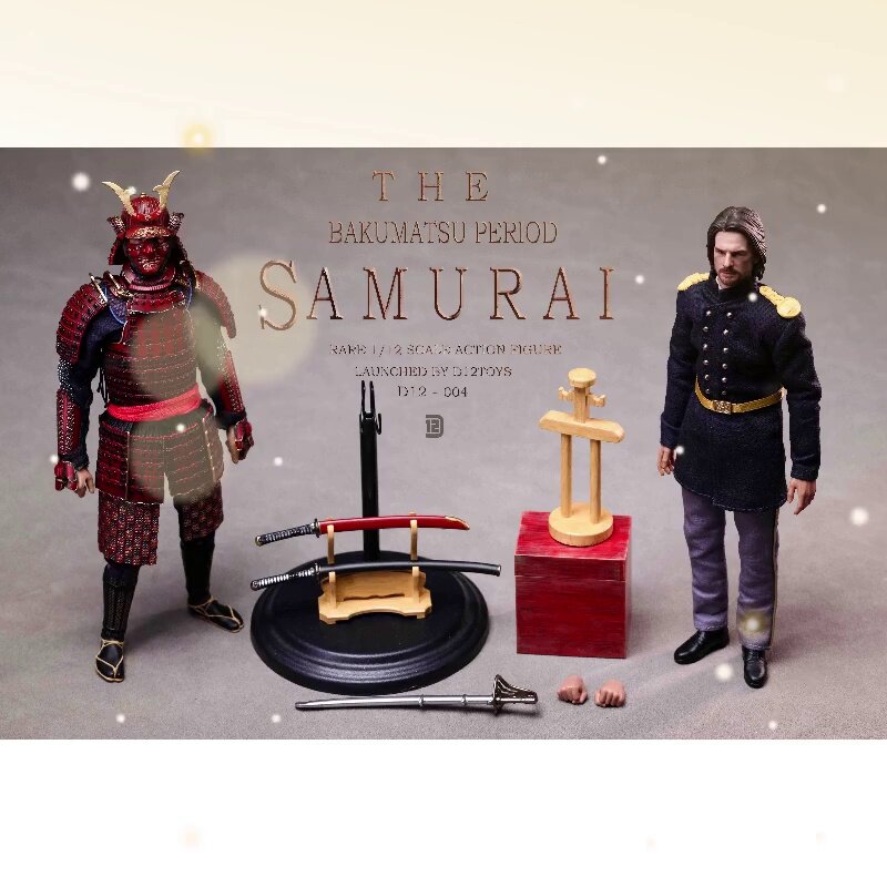 现货D12TOYS D12003/4 合金幕末忠義武士1/12 可动人偶超值入手！_可动_