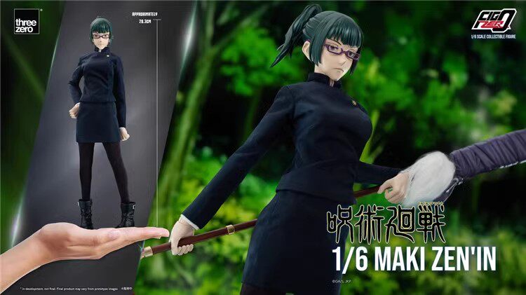 Threezero Jujutsu Kaisen FigZero Maki Zenin 3Z04130M0 1/6 Action