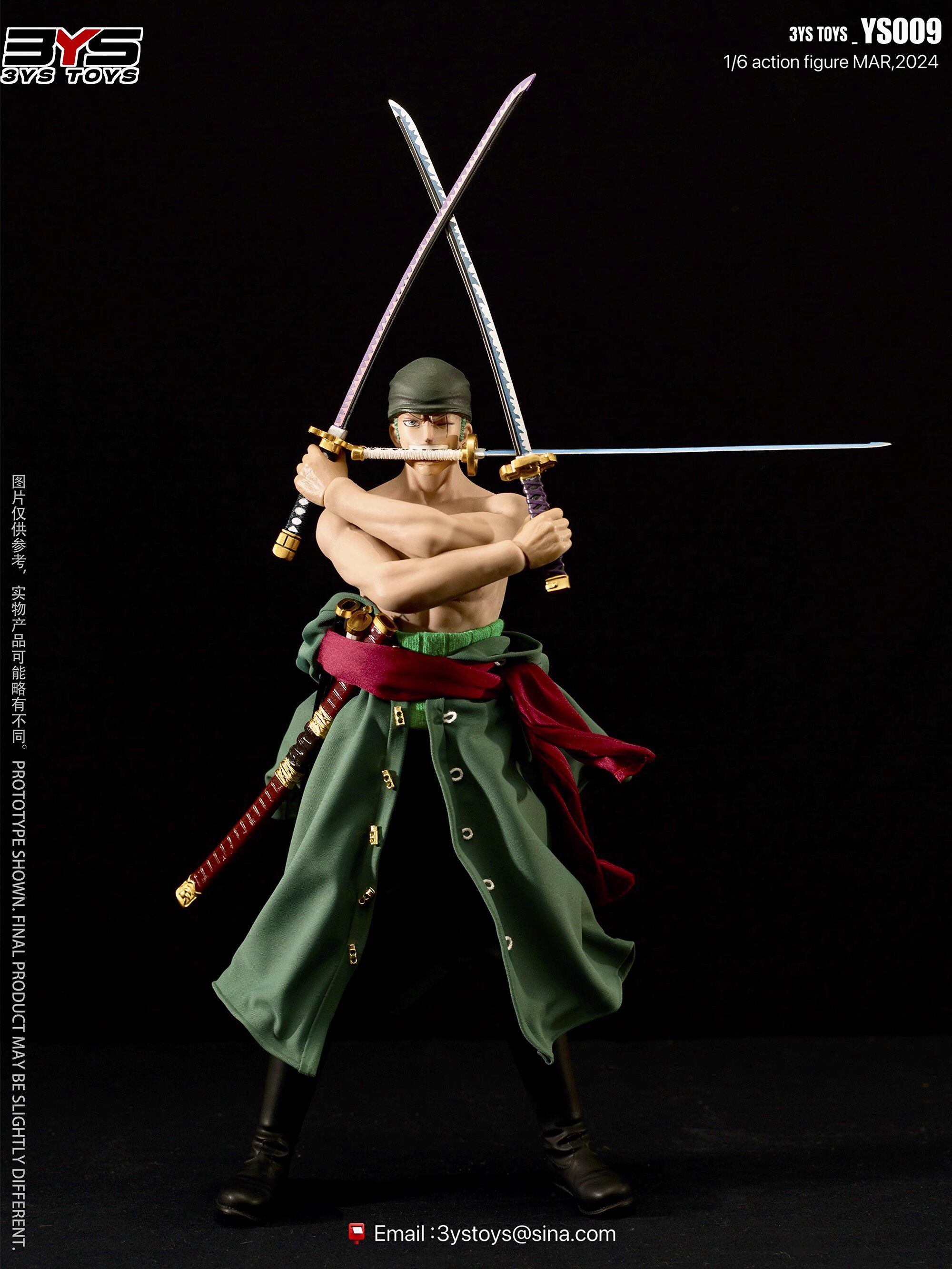 3YS Studio ONE PIECE Roronoa Zoro 1/6 Action Figure Collection In