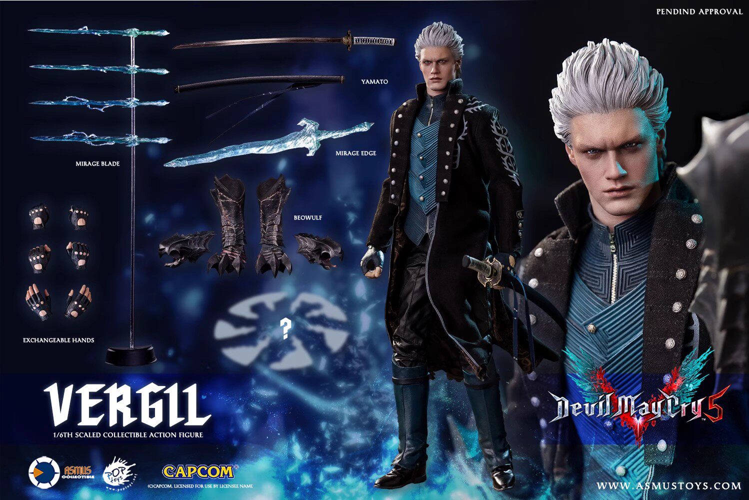 Asmus DMC500LUX 1/6 The Devil May Cry 5 Virgil Vergil Deluxe Ver