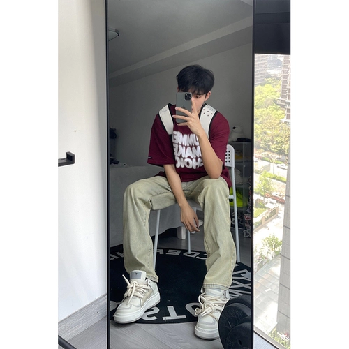 Летние джинсы, штаны, в американском стиле