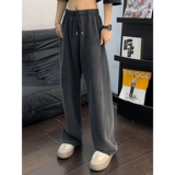 Летние тонкие штаны, в американском стиле, свободный прямой крой