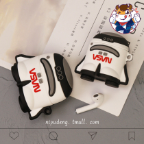 Cute astronaut spaceship for airpods protective cover pro soft case Wireless Bluetooth Apple earphone cover