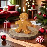 Гинджер -мужчина аромат рождественский аромат свеча подарок свеча аромат аромат формы рождественский сувенирный орнамент