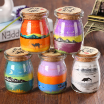 Teachers Day birthday gift female teacher handmade creative sand painting bottle diy custom souvenir Virgo male