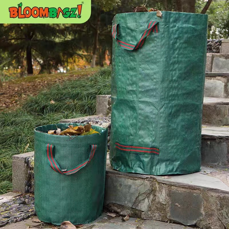 Outdoor Waterproof Garden Leaf Bag, Leaf and Branch Collection Bag, Thickened Clothing and Garbage Storage Bag, Foldable