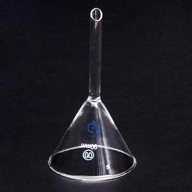 Glass triangle funnel 40mm50mm60mm75mm90mm100mm120mm