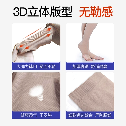 Летние тонкие варикозные варикозные вены упругие чулки и сжатые чулки для мужчин и женщин в послеоперационном вспомогательном лечении 2 степени тип Kangbeizi