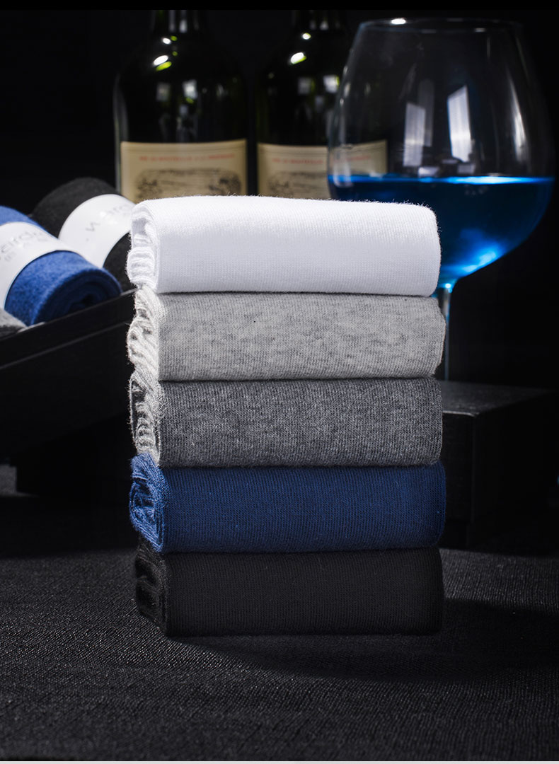 Vớ nam Vớ kinh doanh Vớ cotton Mùa hè Thin Black Cotton Thể thao Khử mùi mồ hôi Quần short Bốn mùa tất lười
