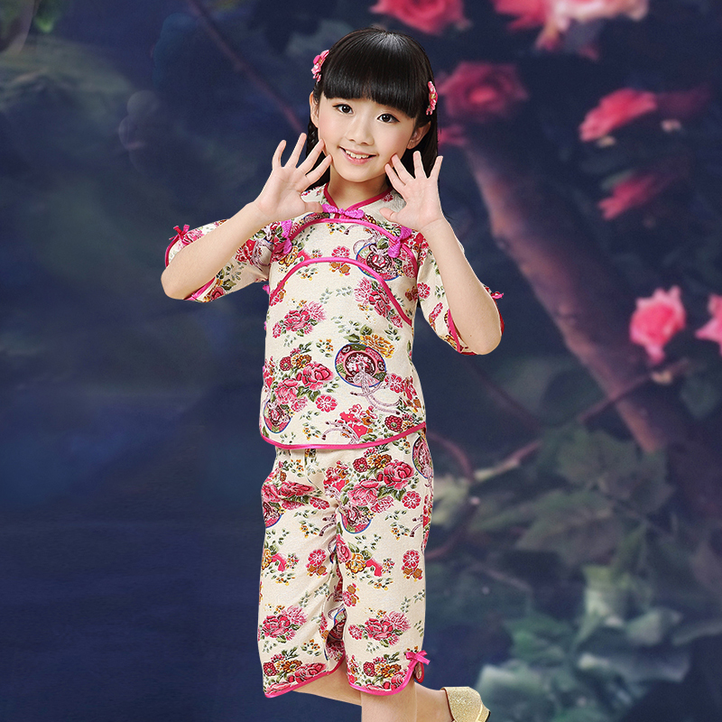 khiêu vũ quốc gia trang phục biểu diễn cô gái và trẻ em cho trẻ em giai đoạn hiệu suất quần áo 61 trường mẫu giáo cô gái quần áo cổ xưa.