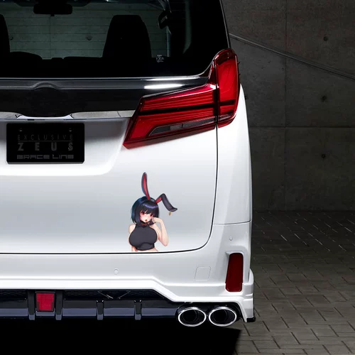 Оригинальная японская наклейка, светоотражающий электромобиль