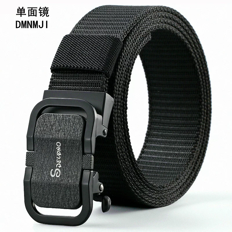 Men's cloth belt, universal trend buckle for students, Korean style