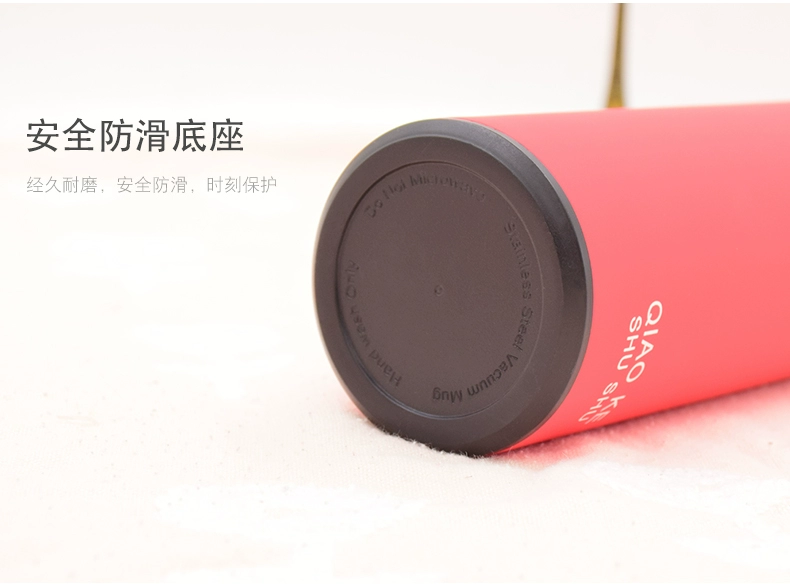 Thermos Cup sinh viên nam và nữ Phiên bản Hàn Quốc của xu hướng sáng tạo của nước cầm tay Cup tươi cá tính văn học đơn giản cốc inox