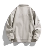 Осенняя трендовая мужская куртка для отдыха, большой размер, свободный крой