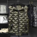 Осенний жилет с пухом, куртка для отдыха, мужской удерживающий тепло комплект, оверсайз, большой размер