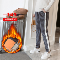Pregnant Women Pants 2021 Winter Plus Suede Thickened Loose Outside Wear Casual Pants Sport Beating Underpants Boomer Fashion Winter Dress Women