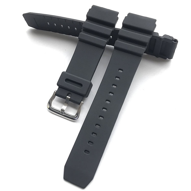 Für Casio Swordfish MDV-106 107 MTP-VD01 Gummi-Uhrenarmband 22 mm wasserdichtes, schweißfestes Silikon-Uhrenzubehör für Herren – Detail 4