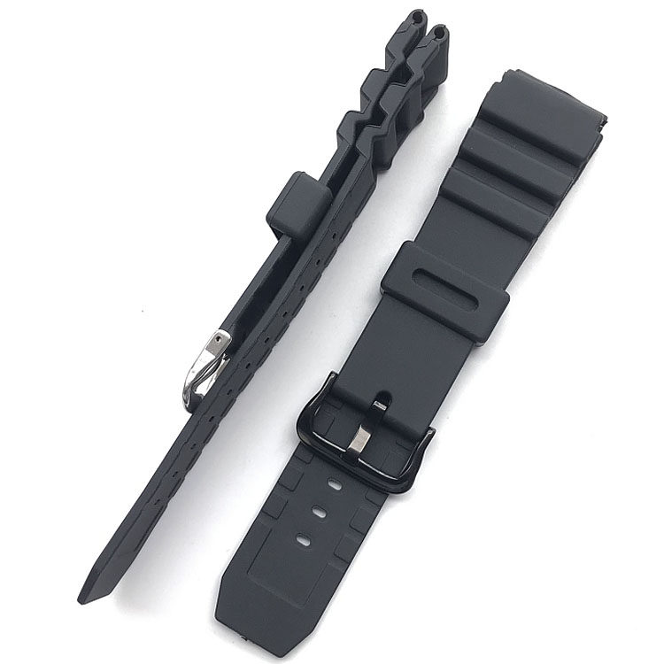 Für Casio Swordfish MDV-106 107 MTP-VD01 Gummi-Uhrenarmband 22 mm wasserdichtes, schweißfestes Silikon-Uhrenzubehör für Herren – Detail 5