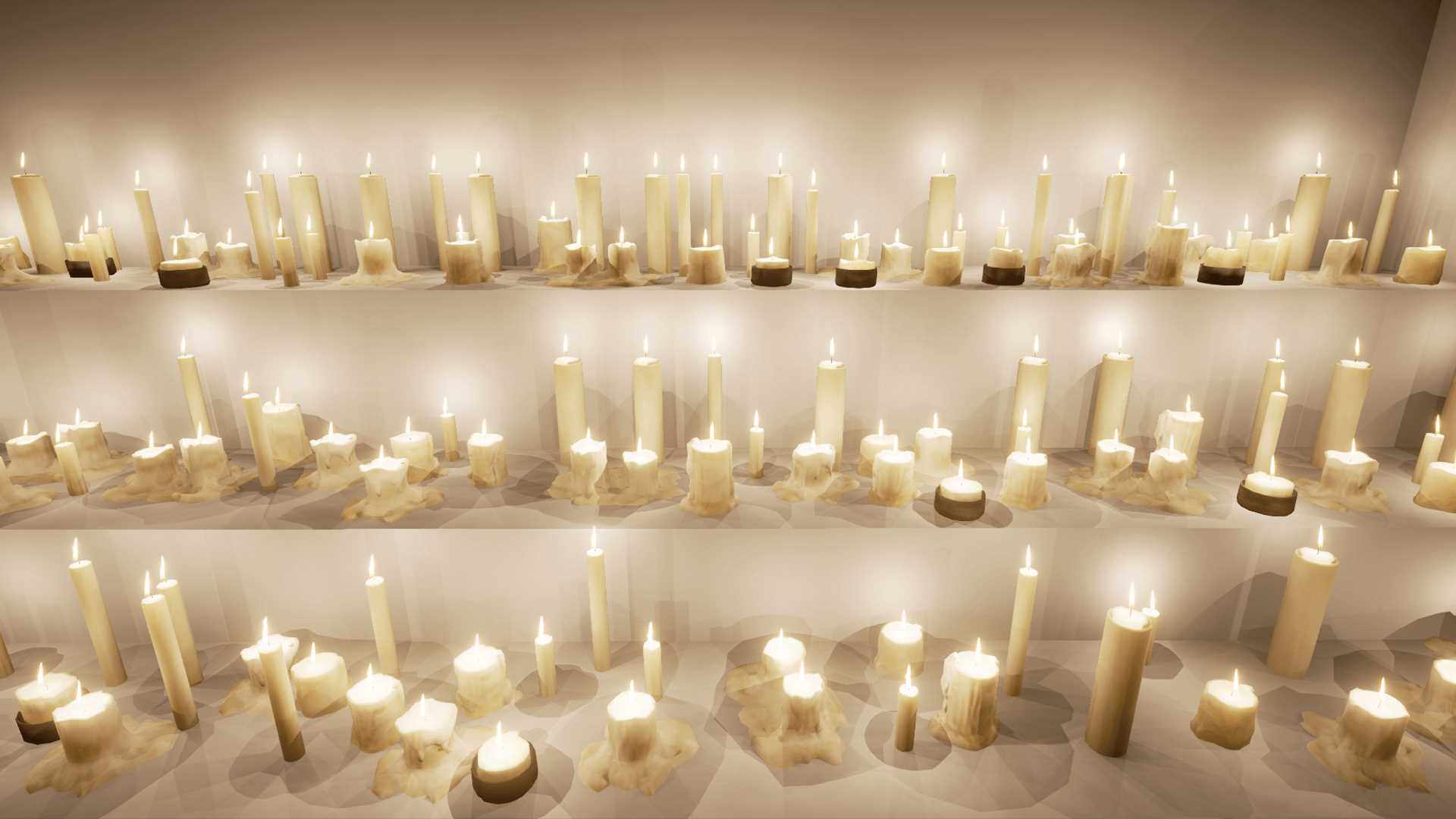 Unreal - Atmospheric Candles Pack 4 13 - 4 22