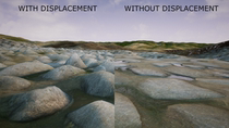 Unreal UE Displacement Landscape Material 4 27