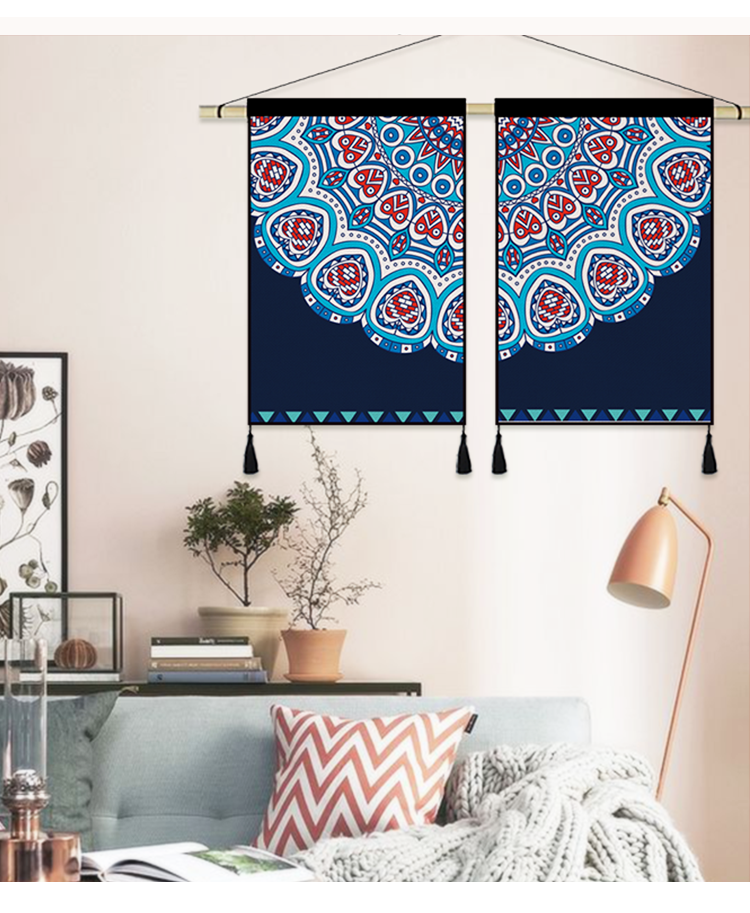 thảm trang trí vải gió Quốc ins hộ gia đình học bối cảnh Bắc Âu sofa giường treo vải nền vải sơn trang trí - Tapestry thảm trang trí sofa
