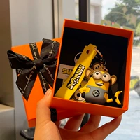 Подлинный маленький желтый Zodiac-Monkey ★ Оранжевая подарочная коробка